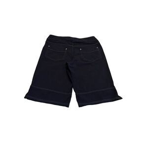 Athleta Pull On Knit Walking Shorts Size Small Dark Grey